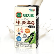 정식품 베지밀 5060시니어두유 오메가3지방간 500mg 함유, 190mlx32팩