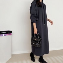 걸스데일리 / 걸스데일리/나그랑 기모 후드롱 원피스/맨투맨원피스