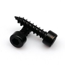 10/50X M2 M2.6 M3 M3.5 M4 M5 M6 304 스테인레스 스틸 블랙 탄소강 알렌 육각 소켓 캡 헤드 목재 셀프 태핑 나사, [07] 10pcs M6, [15] 50mm, [02] black carbon steel