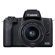 캐논 렌즈 KIT 미러리스 카메라 블랙, EOS M50 MARK II