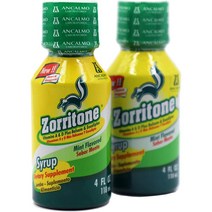 미국직구 비타민 A와 D가 풍부한 조리톤 시럽 민트 맛 4FL 오즈 2팩, 수량, 상세참조