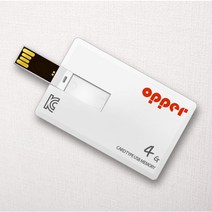 OPPER 카드형 USB메모리 기본, 4GB