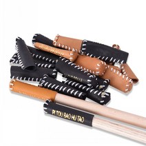 스누커 스틱용 가죽 큐 팁 보호대핸드메이드 당구 액세서리운 및 블랙 색상 옵션, 10 PCS, Black