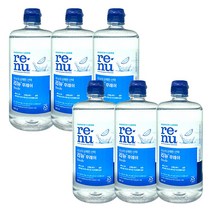 리뉴 후레쉬 렌즈 세정액, 500ml, 6개