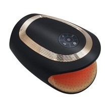 Sodaer 소다 핸드 마사지기 무선 3단계 압축 가열 충전식 여성용 선물용 블랙