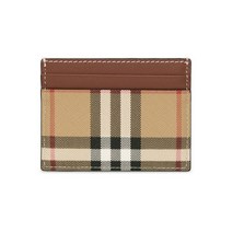 Burberry [명품]버버리 22FW SANDON 체크 카드지갑 베이지탄 8058012