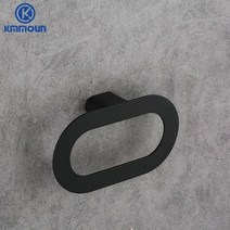 블랙 욕실 하드웨어 수건 걸이 종이 홀더 칫솔 컵 로브, 검은 수건 반지