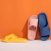 슬리퍼 커플 욕실 욕실화 미끄럼방지 폭신, 40-41 분홍색