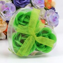 비누 꽃 상자 하트 장미 향기 목욕 바디 꽃잎 발렌타인, 07