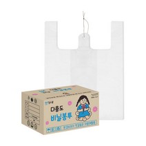 아트박스/킹스봉 배달 포장 손잡이봉투 도시락비닐봉지 특대+Box 1000매