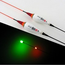 사은품 이화요수 천리안 황제3 민물 전자찌 (2점등), 적색 - 길이 40cm-부력 4.5g~5.1g