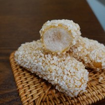 쌀 조청으로 버무린 부드러운 전통 찹쌀 유과 한과 추석 구정 쫀득 달달 간식, 160g, 1개