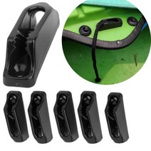 고무보트 콤비보트 패들보트 카약 카누 나일론 자동 잠금 로프 코드 텐셔너 러너 앵커 잼 클리트 6 개입, 02 12 Pieces