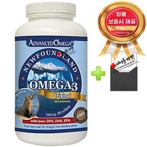 캐나다 어드밴스 하프씰 물범오일 DHA EPA DPA 오메가3 1000mg 300정+정품보증서 캐나다 직배송, 300정, 1개, 300정