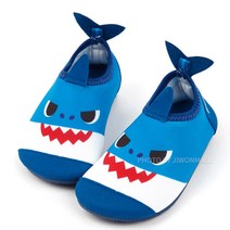 계곡 물놀이 상어모양 아쿠아슈즈 블루 워터슈즈 실내놀이터 해수욕장 물놀이안전 물놀이슈즈 논슬립