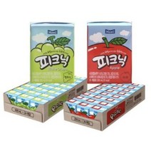 매일유업 피크닉 사과 200ml 24팩 + 피크닉 청포도 200ml 24팩, 48개