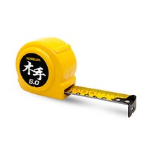 코메론 목수줄자 컴팩트 수동줄자 전문가용 5m x 25mm KMC-83T, 1개
