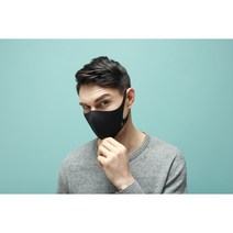 그리안스 숨쉬기편한 데일리 골프 스포츠 빨아쓰는 자외선차단 대나무소재 천연 항균 99.9% 뱀부에어 패션마스크 마스크, L, 베이지(Beige)