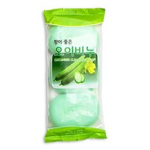 오이비누 3pcs 때비누 천연비누 사우나비품 샤워때비누 목욕용품