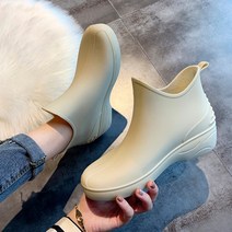 여름부츠 여자첼시부츠 레인 숏