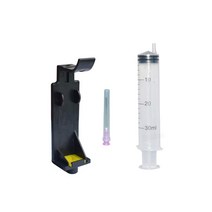JS12 호환 HP 빠른 패스트 드라이 에코 솔벤트 12.7mm 0.5 인치 핸드 헬드 잉크젯 프린터 카트리지 리필 도, 02 12.7mm tool 30ml