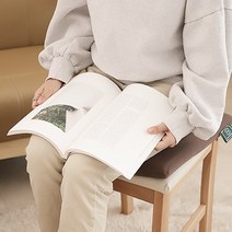 북카페사무실 공부집중 고밀도 메모리폼 사각쿠션방석 민트