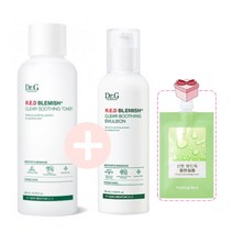 닥터지 레드 블레미쉬 클리어 수딩 토너200ml+수딩에멀전120ml (최신제조)+폼클렌징 증정, 200ml+120ml