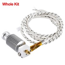 3D프린터 관련 부품 용품 KINGROON KP3S E3D V5 V6 방열판 가열 블록 타이탄 압출기 용 직접 보우덴 1.75mm, 01 Only Heat Sink