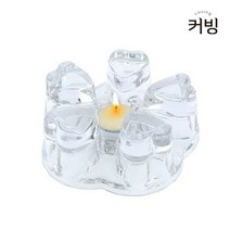 커빙 투명 하트 티팟 티포트 내열 유리티워머 투명