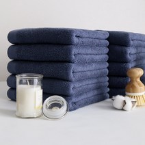 까사베르데 데일리 페이스 타월 150g 30수 코마사, 로얄블루, 10개