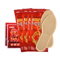 2022년 발열깔창 발뜨뜨 발핫팩 보온깔창 12시간지속 4중구조 충격흡수 개별포장, 1세트