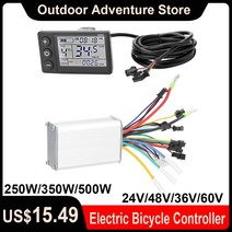 전동킥보드 24v-48v36-60v 350w 전기 컨트롤러 lcd 디스플레이 패널 전자 전기 스쿠터 전자 모터 브러시리스 컨트롤러, f type3 48v 20a