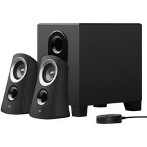 로지텍 PC 스피커 PC 용 Z313 블랙 스테레오 2.1ch 서브 우퍼 포함 3.5mm 입력 대응 국내 정품 2 년간 메