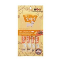설레개 애견간식 강아지간식 애견 연어 츄르 60g 4입 5개