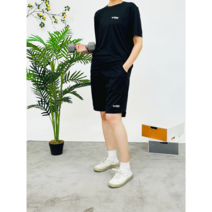 희우스타일 남성 스포츠 기능성 트레이닝 헬스복 상하세트 +수건증정 W36