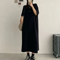 르누벨임부복임산부의류원피스점프수트블랙 원피스빅사이즈 블랙원피스무지 원피스