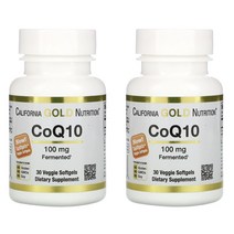 캘리포니아골드뉴트리션 코큐텐 CoQ10 코엔자임Q10 100mg 30베지 소프트젤