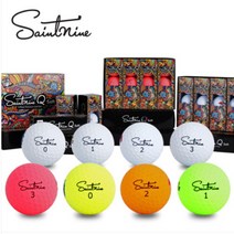 세인트나인 Q soft 무광 3피스 골프공 1더즌 (12구), 무광_오렌지