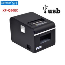 우드락 폼보드 열선 커팅기Xprprinter 자동 커터 주방 영수증 열전 사 프린터 5mm 급속 인쇄 대용량 XP- Q0, 01 USB_02 미국 플러그