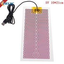 12v 전기장판 전기매트 차량용 캠피용 온열시트 가열 히터 패드 마사지 온난화 바디 발, 1pcs 9.5cmx6.5cm 5v