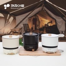 키친아트 렉스 다용도 야외용 냄비 KP-J05KP-J06KP-J07 전기코펠, KP-J05(블랙)
