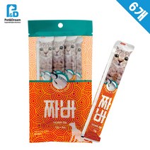 짜바 고양이용품 고양이쇼핑몰 간식 유산균 연어 15gx4개입 x6개 짜먹는 (올핀)_879EA, 1, 본상품선택