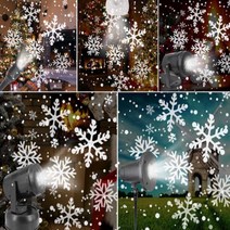 펜션 축제 야외 조명 크리스마스 눈송이 트리 게하 무드 파티 램프, 야외용 방수 컬러패턴, 호주규제 240V