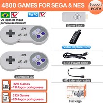 콘솔게임 조이패드 비디오 게임 콘솔 무선 HDMI 호환 가능한 everdrive SNES 16 비트 8 레트로 TV 스틱 4, 한개옵션1, 03 for PC