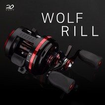 이공조구 울프 장구통릴 더블핸들 100DH 150DH 200DH 라이트지깅 + 릴케이스 (wolf 장구통릴), 200DH(우핸들), 이공조구wolf장구통릴