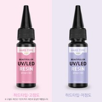 레진아트 뷰티풀러 UV LED 레진 하드타입 25g, 저점도