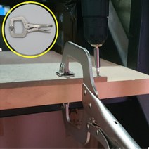 대형 C형클램프 L자형 C자클램프 바이스 플라이어 프라이어 락킹 용접 철판 작업대 고정