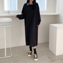 [아이슈즈] 체크 카라 원피스 1093950