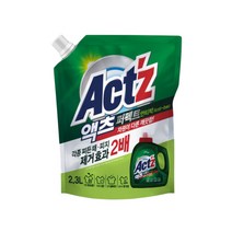 액츠 퍼펙트 딥클린 액상세제 리필, 2.3L, 2개