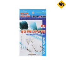 동명 인팩션 광어 우럭 다운샷 채비 / 루어낚시 원투낚시 / 바다낚시바늘 / 묶음바늘, 제품선택, 바늘_5호
